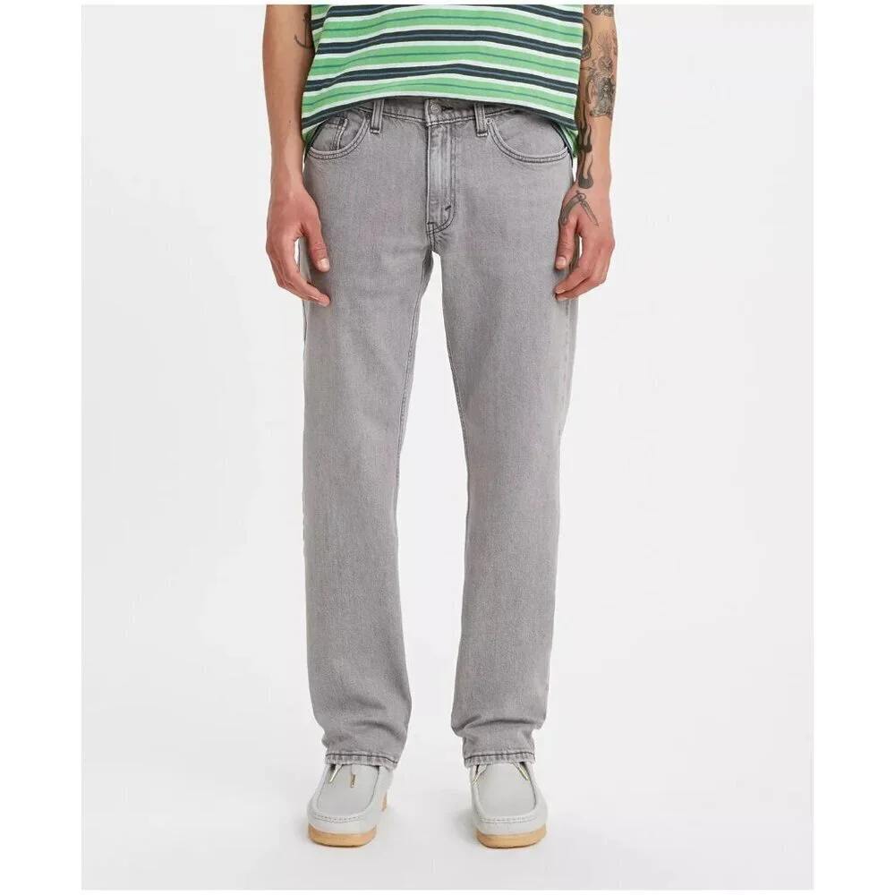 Levi's Mens 32W‎ x 29L 514 Straight Fit Eco Performance Jeans in Clouded Gray